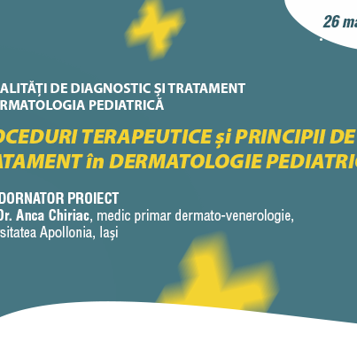 Actualități de diagnostic și tratament în dermatologia pediatrică - 26 martie 2026